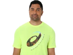 Best ASICS UNISEX NYC RUN CLUB 2.0 CREW Safety Yellow