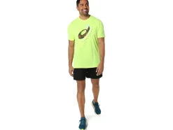 Best ASICS UNISEX NYC RUN CLUB 2.0 CREW Safety Yellow
