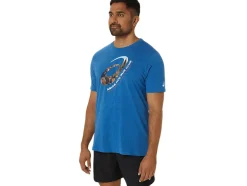 New ASICS UNISEX NYC RUN CLUB 2.0 CREW Lake Drive Heather