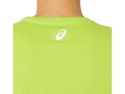Clearance ASICS UNISEX RUN NYC RUN CLUB CREW TEE Lime Zest