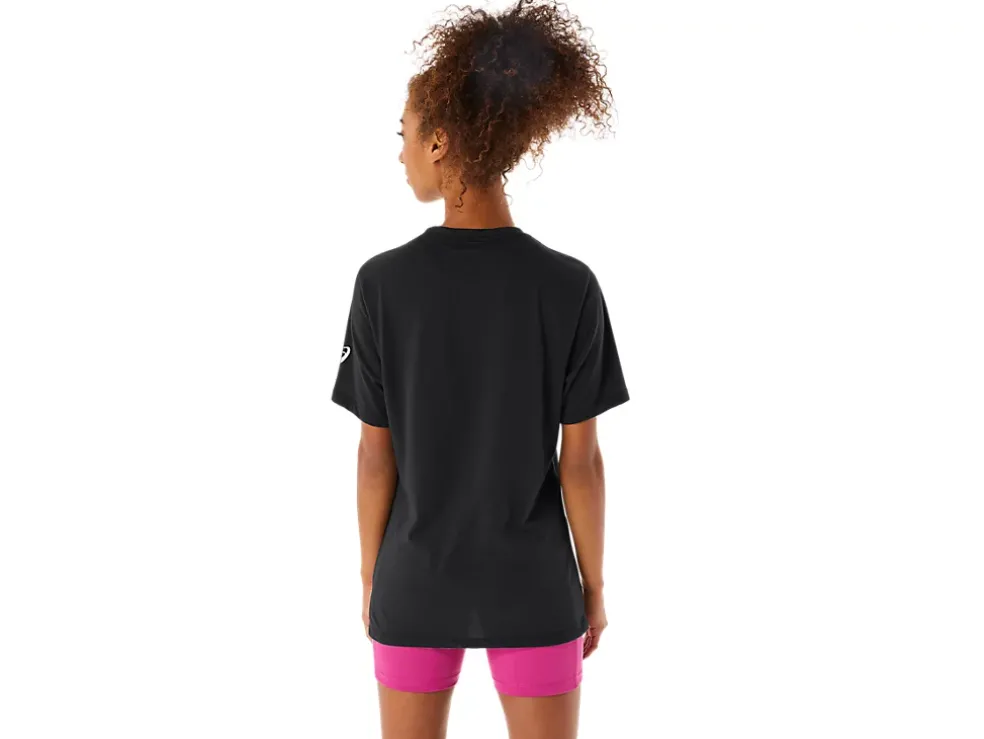 Discount ASICS UNISEX SMSB JOURNEY TEE Performance Black