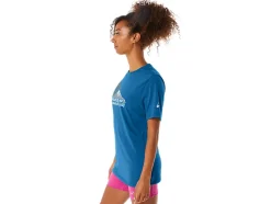 Sale ASICS UNISEX SMSB JOURNEY TEE Lake Drive Heather