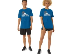 Sale ASICS UNISEX SMSB JOURNEY TEE Lake Drive Heather