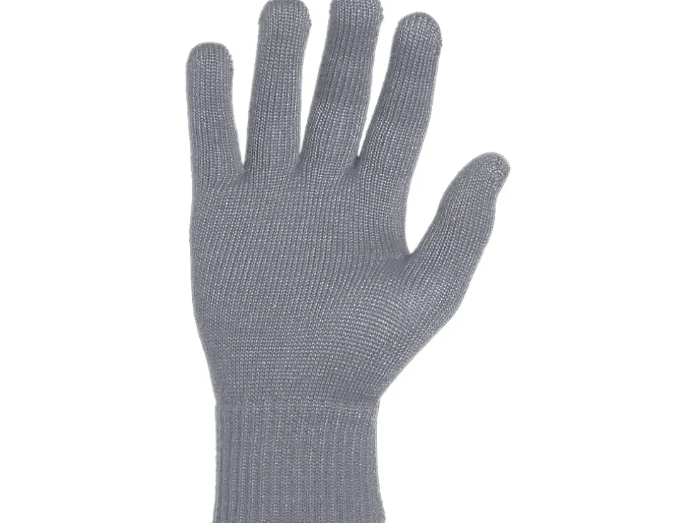 Discount ASICS UNISEX BEANIE GLOVE SET Birch/Sheet Rock