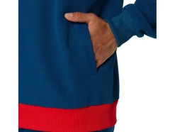 Fashion ASICS UNISEX CLASSIC KNIT JACKET Mako Blue