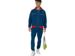 Fashion ASICS UNISEX CLASSIC KNIT JACKET Mako Blue