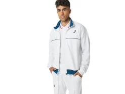 Best Sale ASICS UNISEX CLASSIC KNIT JACKET Brilliant White