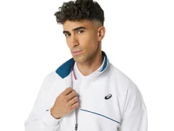 Best Sale ASICS UNISEX CLASSIC KNIT JACKET Brilliant White