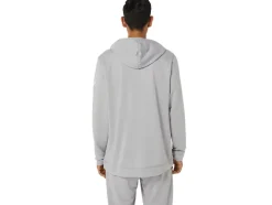 Outlet ASICS UNISEX ESSENTIAL FRENCH TERRY HOODIE 2.0 Light Grey Heather