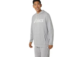 Outlet ASICS UNISEX ESSENTIAL FRENCH TERRY HOODIE 2.0 Light Grey Heather