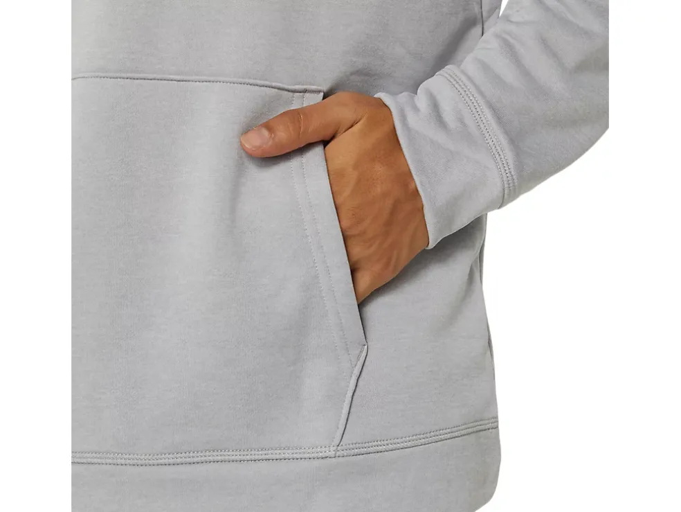 Outlet ASICS UNISEX ESSENTIAL FRENCH TERRY HOODIE 2.0 Light Grey Heather