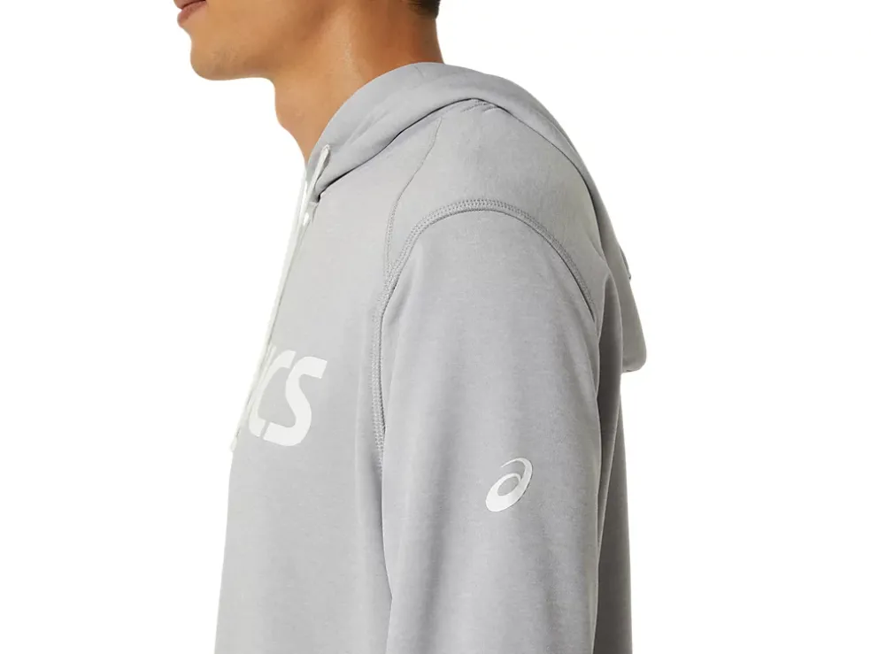 Outlet ASICS UNISEX ESSENTIAL FRENCH TERRY HOODIE 2.0 Light Grey Heather