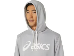 Outlet ASICS UNISEX ESSENTIAL FRENCH TERRY HOODIE 2.0 Light Grey Heather