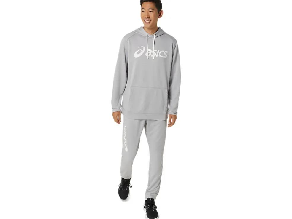Outlet ASICS UNISEX ESSENTIAL FRENCH TERRY HOODIE 2.0 Light Grey Heather