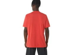 Best ASICS UNISEX WRESTLING GRAPHIC TEE Classic Red Heather