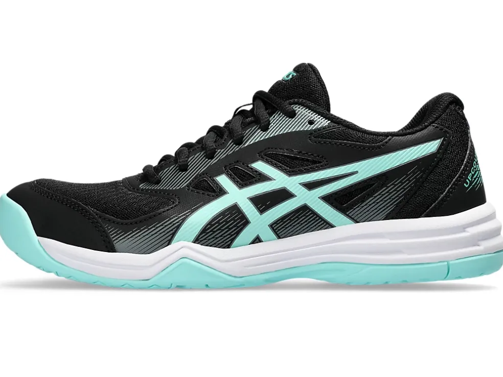 Hot ASICS UPCOURT 5 Black/Illuminate Mint