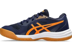 Hot ASICS UPCOURT 5 GRADE SCHOOL Peacoat/Shocking Orange