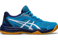 Discount ASICS UPCOURT 5 GRADE SCHOOL Island Blue/White