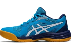 Discount ASICS UPCOURT 5 GRADE SCHOOL Island Blue/White