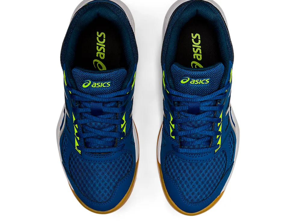 Hot ASICS UPCOURT 4 GRADE SCHOOL Lake Drive/Pure Silver