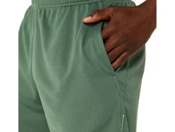 New ASICS VENTED MESH 7IN KNIT SHORTS Serpentine Green