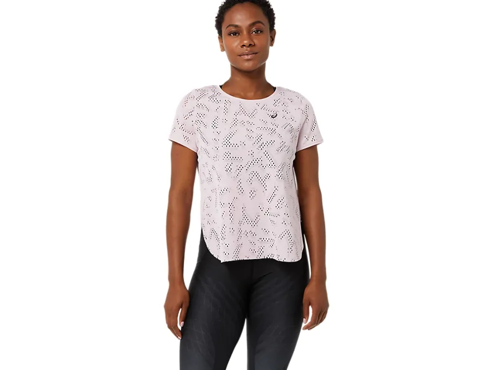 Discount ASICS VENTILATE ACTIBREEZE SHORT SLEEVE TOP Barely Rose