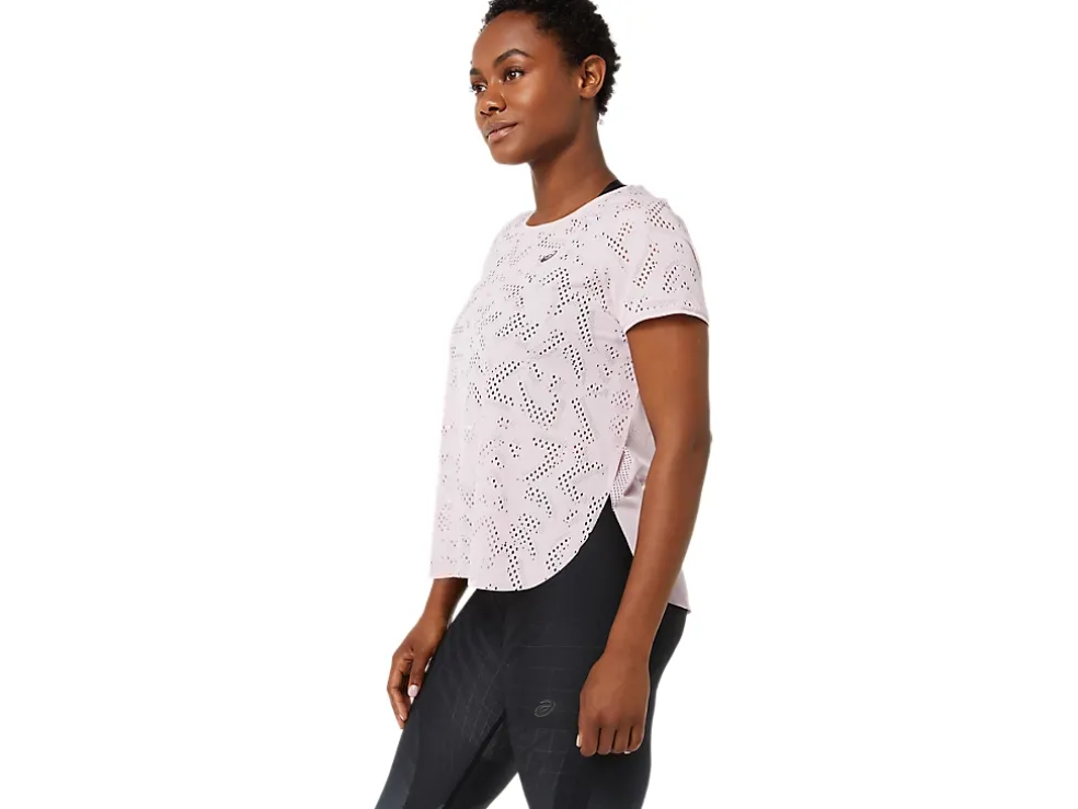 Discount ASICS VENTILATE ACTIBREEZE SHORT SLEEVE TOP Barely Rose