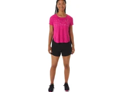 Best ASICS VENTILATE ACTIBREEZE SHORT SLEEVE TOP Pink Rave
