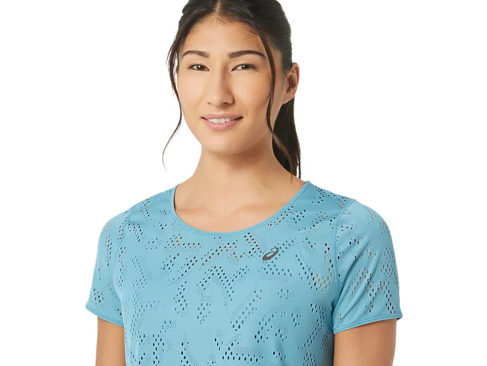 Shop ASICS VENTILATE ACTIBREEZE SHORT SLEEVE TOP Gris Blue