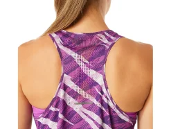 Clearance ASICS VENTILATE ACTIBREEZE TANK AOP Orchid/Lavender Glow