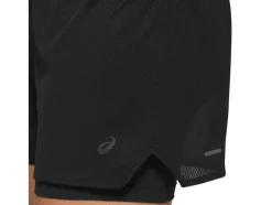Best ASICS VENTILATE 2-N-1 3.5IN SHORT Performance Black