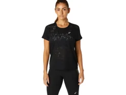 Shop ASICS VENTILATE SHORT SLEEVE TOP Performance Black