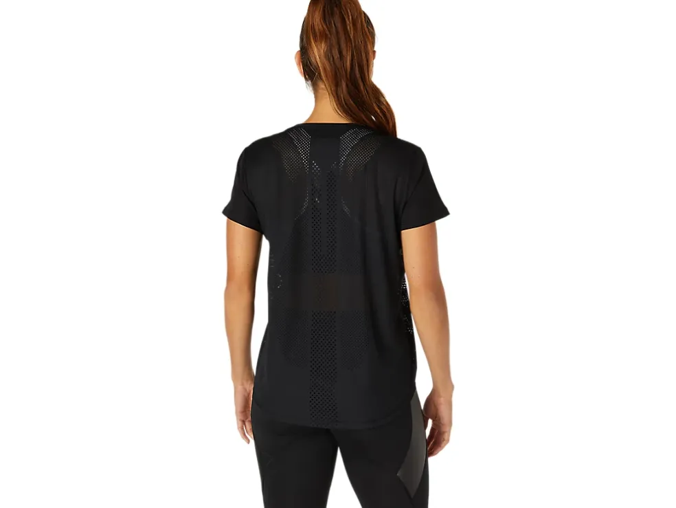 Shop ASICS VENTILATE SHORT SLEEVE TOP Performance Black