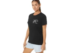 Flash Sale ASICS W ORC LUMINOUS SMALL LOGO SS CREW Performance Black