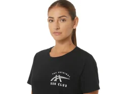 Flash Sale ASICS W ORC LUMINOUS SMALL LOGO SS CREW Performance Black