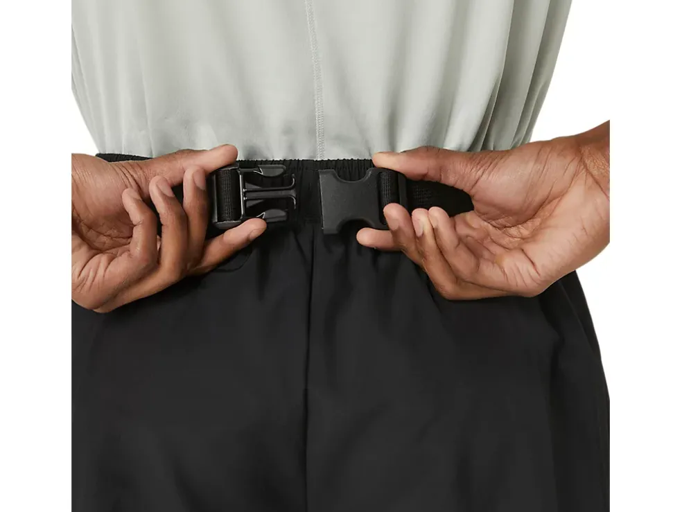 Discount ASICS WAIST POUCH LIGHT Performance Black/Glow Yellow