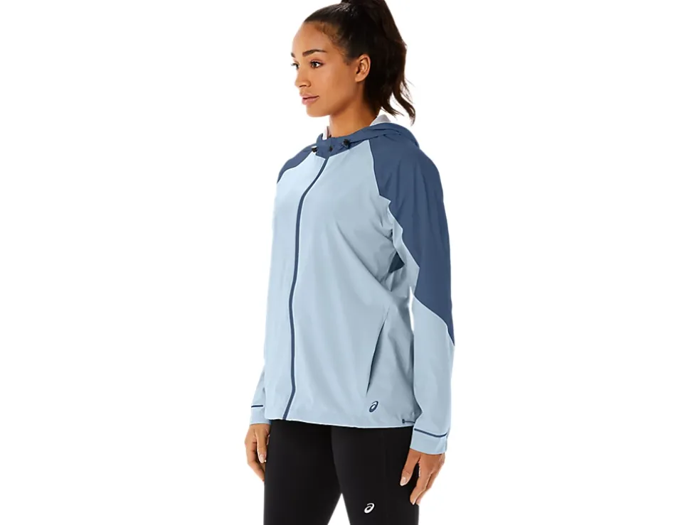 Best ASICS WATERPROOF JACKET Sky/Grand Shark
