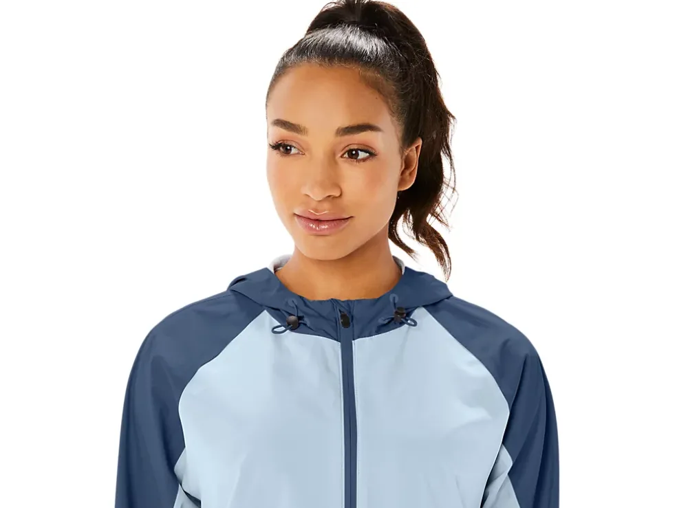 Best ASICS WATERPROOF JACKET Sky/Grand Shark