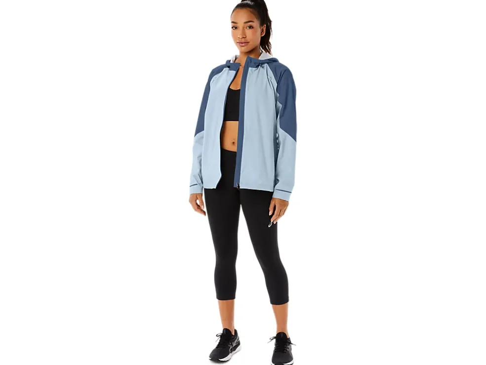 Best ASICS WATERPROOF JACKET Sky/Grand Shark