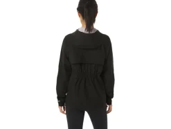 Shop ASICS WATERPROOF JACKET Performance Black/Barely Rose