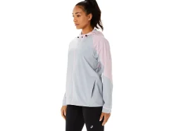 Sale ASICS WATERPROOF JACKET Piedmont Grey/Barely Rose