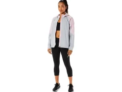 Sale ASICS WATERPROOF JACKET Piedmont Grey/Barely Rose