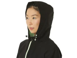 Sale ASICS WATERPROOF JACKET Performance Black/Whisper Green