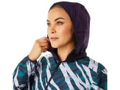 Sale ASICS WILD CAMO ANORAK Night Shade/Velvet Pine