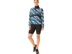 Sale ASICS WILD CAMO ANORAK Night Shade/Velvet Pine