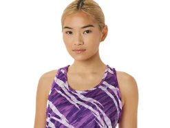 Sale ASICS WILD CAMO TANK Orchid/Lavender Glow