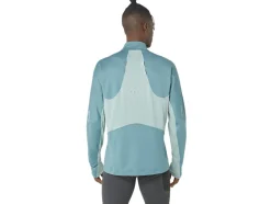 Cheap ASICS WINTER RUN 1/2 ZIP MID LAYER Foggy Teal/Ocean Haze