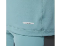 Cheap ASICS WINTER RUN 1/2 ZIP MID LAYER Foggy Teal/Ocean Haze