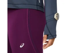 Sale ASICS WINTER RUN 1/2 ZIP MID LAYER Tarmac/Deep Mauve