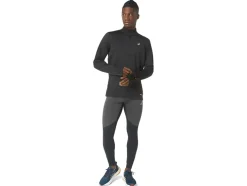 Store ASICS WINTER RUN 1/2 ZIP MID LAYER Performance Black/Graphite Grey